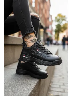 Adidasi dama casual negri M008 T6-1